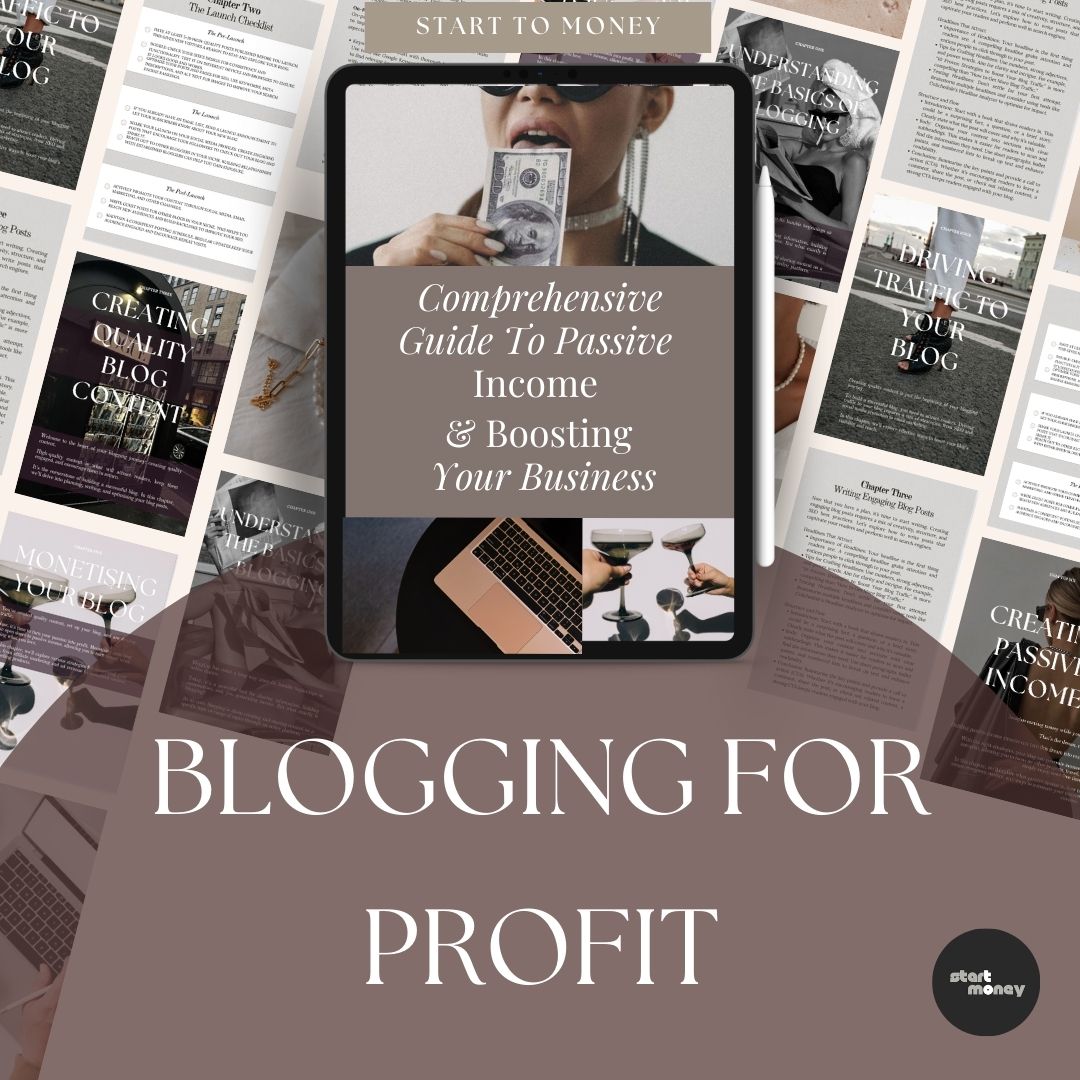 Blogging for Profit: A Comprehensive Guide to Passive Income and Boosting Your Business